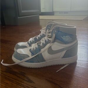 Jordan Women's Sneakers in Blue and White